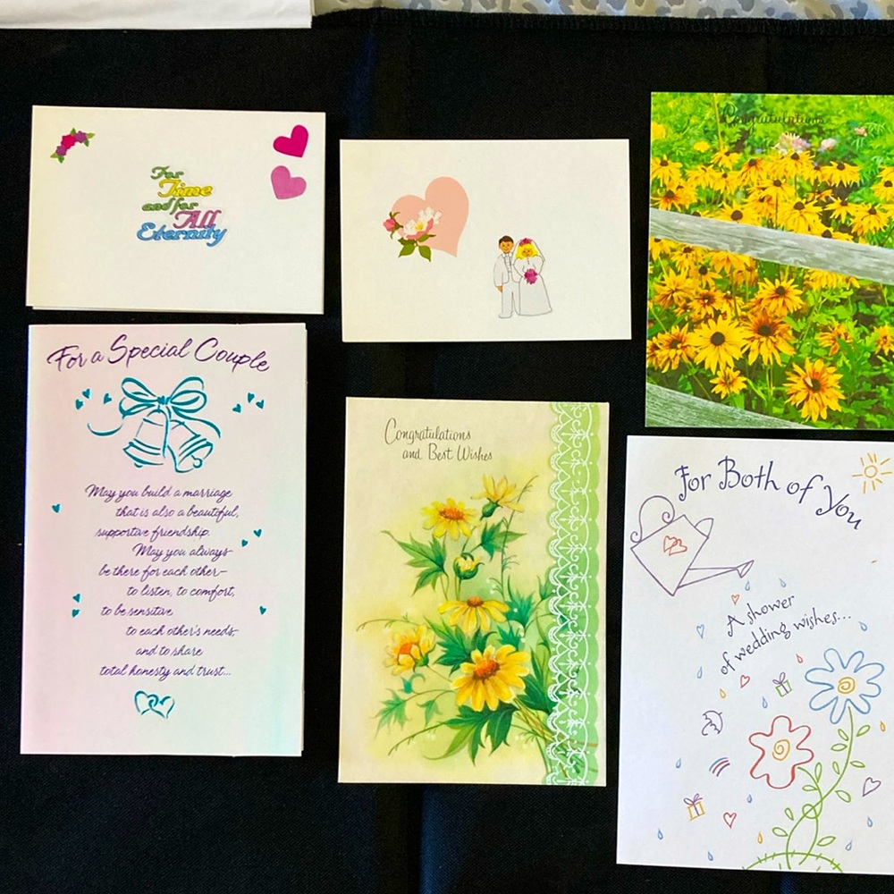 Vintage Unused Greeting Cards w/ Envelopes-Set of 17